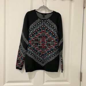 J. Crew Merino Wool Knotted Scarf Sweater